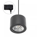 Sínre szerelhető lámpa, fekete, GU10, SPECTRUM LED SLIP005013_TRACK