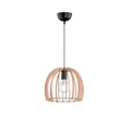 TRIO WOOD 1 ágú függeszték, fa, E27 foglalattal, TRIO-R30253030