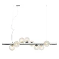 Viokef SYLIA több ágú függeszték, króm, 8 db G9,LED foglalattal, VIO-4238900