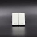 Z-Switch 106+6-os dupla váltó/alternatív (2G-2W) billenőkapcsoló Fehér