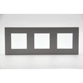 Z-Switch 3-as műanyag keret Szürke