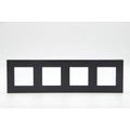 Z-Switch 4-es műanyag keret Fekete