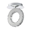 Zuma Line Girona LED mennyezeti lámpa, króm, 3000K melegfehér, Beépített LED, 1x10W, 1100 lm, ZU-MX3713-1-3CT