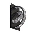 Zuma Line Tula LED fali lámpa, fekete, 3000K melegfehér, Beépített LED, 1x10W, 1150 lm, ZU-MX3274-2-3BCT