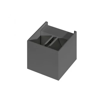 Azzardo Gambino kültéri fali lámpa, lefelé és felfelé világít, szürke, 3000K melegfehér, beépített LED, 6W, 320 lm, AZ-0957