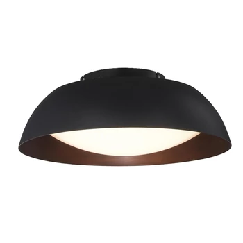 Azzardo Lenox mennyezeti lámpa, fekete, 3000K melegfehér, beépített LED, 40W, 3280 lm, AZ-3146