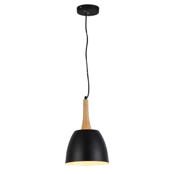 Azzardo Prato 1 ágú függeszték, fekete, E27, 1x42W, AZ-1332