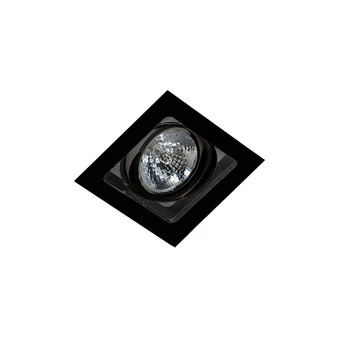 Azzardo Sisto beépíthető lámpa, fekete, GU10, 1x50W, AZ-2810