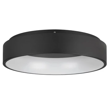 Eglo 390051 Marghera 2 mennyezeti lámpa, fehér belső festéssel, 59,5cm, fekete, 4200 lm, 3000K melegfehér, LED foglalattal, max. 4x8,8W, IP20