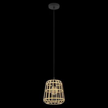 Eglo 390152 Montezuelo 1 ágú függeszték, bambusz, E27 foglalattal, max. 1x40W, IP20
