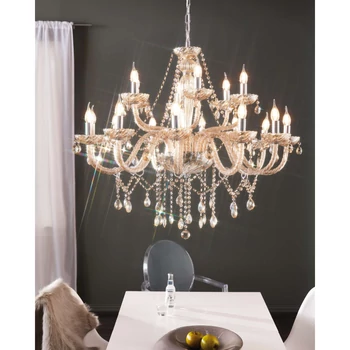 Eglo 39095 Basilano több ágú függeszték, üveg, pezsgő, E14 foglalattal, max. 18x40W, IP20