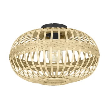 Eglo 43723 Amsfield mennyezeti lámpa, fonott, bambusz, barna, E27 foglalattal, max. 1x40W