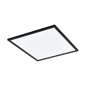 Eglo 900052 Salobrena-Z LED panel, 59,5 x 59,5cm, fekete, szögletes, 3790 lm, 2700K-6500K szabályozható, beépített LED, 33,5W, IP20, 595x595 mm