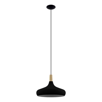 Eglo 900163 Sabinar függeszték, fekete, E27 foglalattal, max. 1x40W, IP20