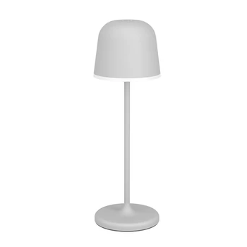 Eglo 900458 Mannera kültéri asztali lámpa, IP54, szürke, 200 lm, 3000K melegfehér, beépített LED, 2,2W, IP54