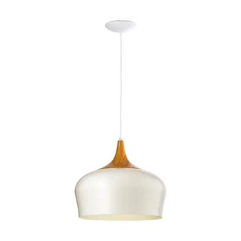 Eglo 95383 Obregon 1 ágú függeszték, fehér, E27 foglalattal, max. 1x60W, IP20