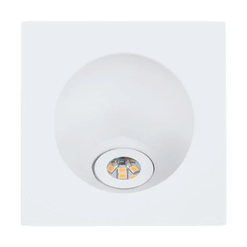 Eglo 96901 Zarate beépíthető lámpa, süllyesztett, fix, 8 cm x 8 cm, fehér, 200 lm, 3000K melegfehér, beépített LED, 2W, IP20