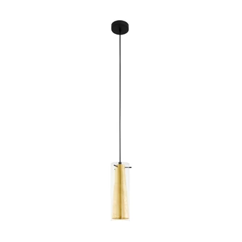 Eglo 97651 Pinto Gold 1 ágú függeszték, üveg burával, arany, E27 foglalattal, max. 1x40W, IP20