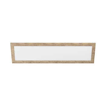 Eglo 99437 Piglionasso mennyezeti lámpa, rusztikus fa hatású kerettel, 128 x 38,5cm, fa, 4700 lm, 4000K természetes fehér, beépített LED, 32W, IP20