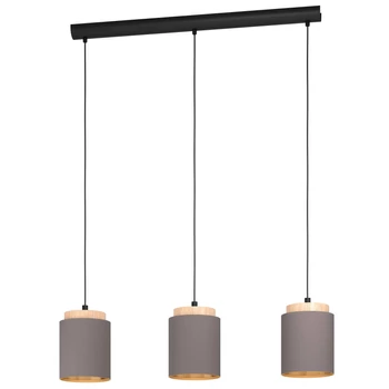 Eglo 99446 Albariza több ágú függeszték, szürke, E27 foglalattal, max. 3x40W, IP20