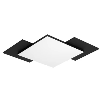 Eglo 99656 Tamuria mennyezeti lámpa, fekete, 2500 lm, 3000K melegfehér, beépített LED, 20W, IP20