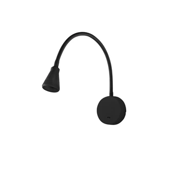 FARO BEL fali lámpa, fekete, beépített LED, IP20, 41030