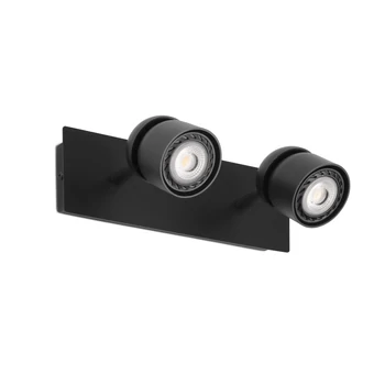 FARO COCO fali lámpa, fekete, GU10 foglalattal, IP20, 40665
