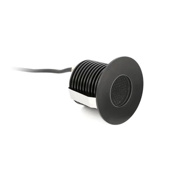 FARO GRUND kültéri beépíthető lámpa, fekete, 3000K melegfehér, beépített LED, 7W, IP67, 70731