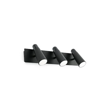 FARO LAO fali lámpa, fekete, 3000K melegfehér, beépített LED, 13,5W, IP20, 29043