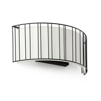 FARO LINDA fali lámpa, fekete, E27 foglalattal, IP20, 29310