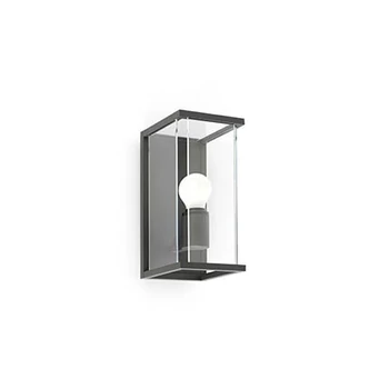 FARO NALA kültéri fali lámpa, szürke, E27 foglalattal, IP54, 70773