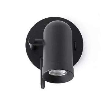 FARO ORLEANS fali lámpa, fekete, GU10 foglalattal, 43521