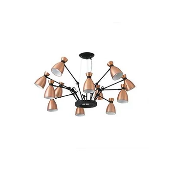 FARO RETRO több ágú függeszték, réz, E14 foglalattal, IP20, 20047