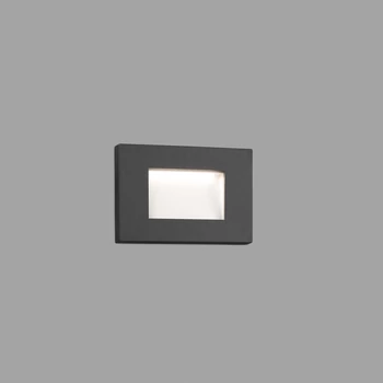 FARO SPARK-1 kültéri beépíthető lámpa, szürke, 3000K melegfehér, beépített LED, 5W, IP65, 70162