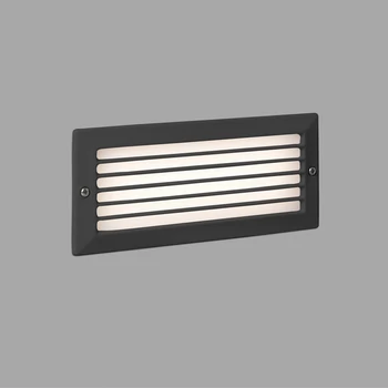 FARO STRIPE kültéri beépíthető lámpa, szürke, 3000K melegfehér, beépített LED, 5W, IP54, 72095