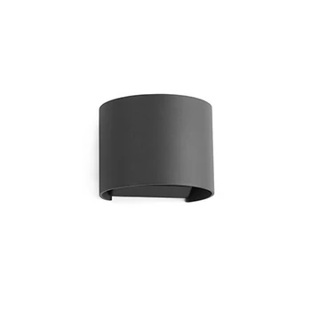FARO SUNSET kültéri fali lámpa, szürke, beépített LED, IP54, 70687