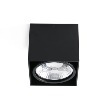 FARO TECTO-1 mennyezeti lámpa, fekete, G53 foglalattal, IP20, 63275