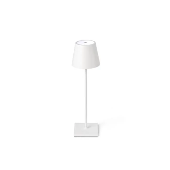 FARO TOC kültéri asztali lámpa, érintőkapcsolóval, fehér, 3000K melegfehér, beépített LED, 2,2W, 150 lm, IP54, 70775