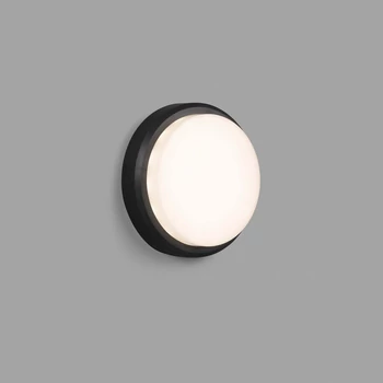 FARO TOM kültéri fali/mennyezeti lámpa, szürke, 3000K melegfehér, beépített LED, 7W, IP65, 70666