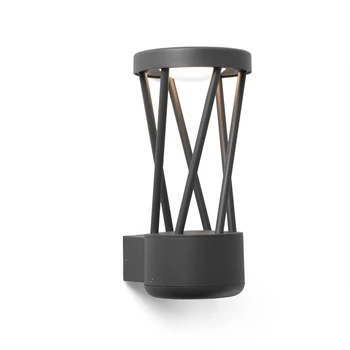 FARO TWIST kültéri fali lámpa, szürke, 3000K melegfehér, beépített LED, 10W, IP65, 71285