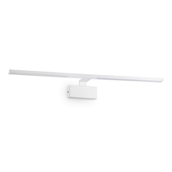 IDEAL LUX ALMA fali lámpa, 3000K melegfehér, 1300 lm, 20W, beépített LED, króm, 224992