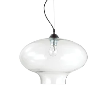 IDEAL LUX BISTRO' függesztett lámpa E27 foglalattal, max. 60W, 40 cm átmérő, üveg 120898
