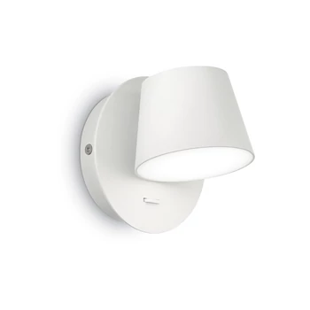 IDEAL LUX GIM fali lámpa, beépített LED, 6W, 530 lm, 3000K melegfehér, 12x12 cm, fehér 167152