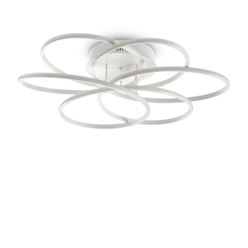 IDEAL LUX KAROL mennyezeti lámpa, 4000K természetes fehér, 8380 lm, 63W, beépített LED, fehér, 227832