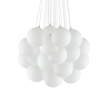 IDEAL LUX MAPA PLUS több ágú függeszték, max. 22x40W, E14 foglalattal, fehér, 140230