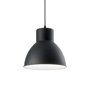 IDEAL LUX METRO függesztett lámpa E27 foglalattal, max. 60W, 27,5 cm átmérő, fekete 139098