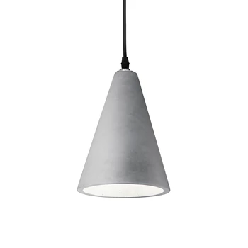 IDEAL LUX OIL-2 beton függesztett lámpa E27 foglalattal, max. 15W, 15 cm átmérő, szürke 110424