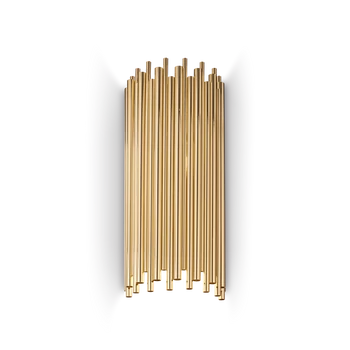 IDEAL LUX PAN fali lámpa, max. 2x40W, E14 foglalattal, arany, 208794