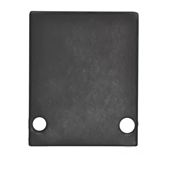 EC89B végzáró Hide Single LED profilhoz, fekete, alumínium, csavarokkal