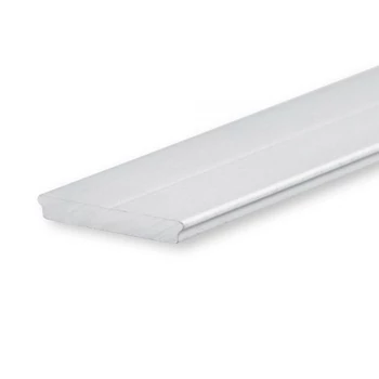 LED hűtőprofil, ezüst eloxált alumínium, 2m